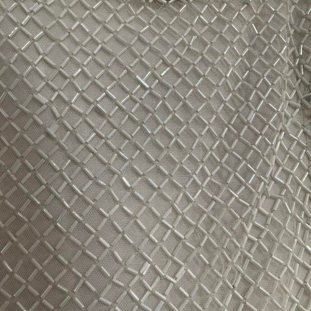 Mac Duggal White Fully Sequin - Picture 4 of 8